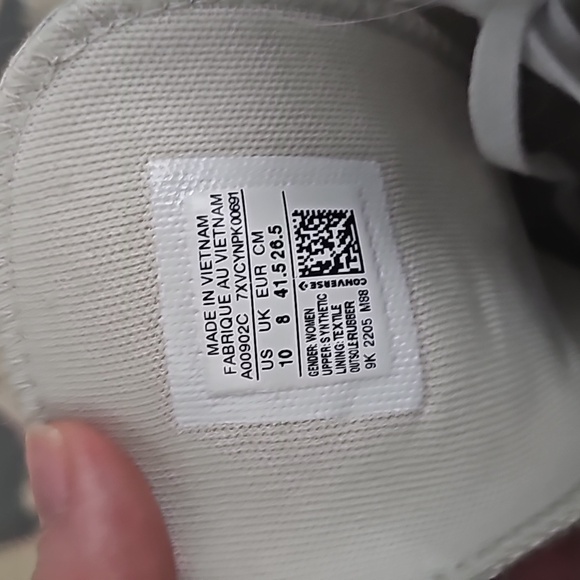 Light Mint Green Converse Platform High Tops - Picture 8 of 10